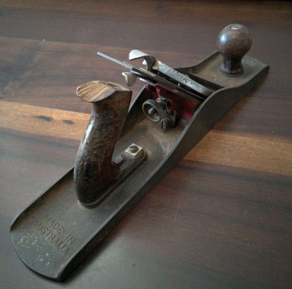 Tools Vintage Falcon Pope No F51/2 Wood Plane, Made in Australia